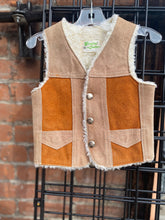 Load image into Gallery viewer, Toddler genuine leather vest
