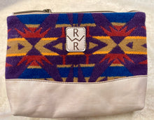 Load image into Gallery viewer, Hand made Pendleton Make up Bag
