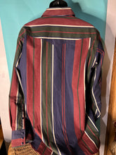 Load image into Gallery viewer, Men&#39;s Green Maroons Stripe Pearl Snap Size Large
