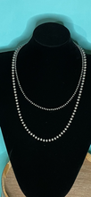 Load image into Gallery viewer, Navajo sterling silver Beads Pearls 18 inch 4mm by Mason Lee NA
