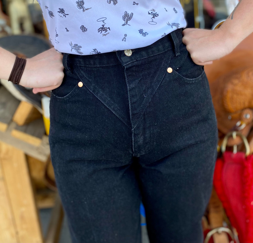 Vintage Ozark Mountain Black Jeans - Women’s - Size 9/10 28” waist