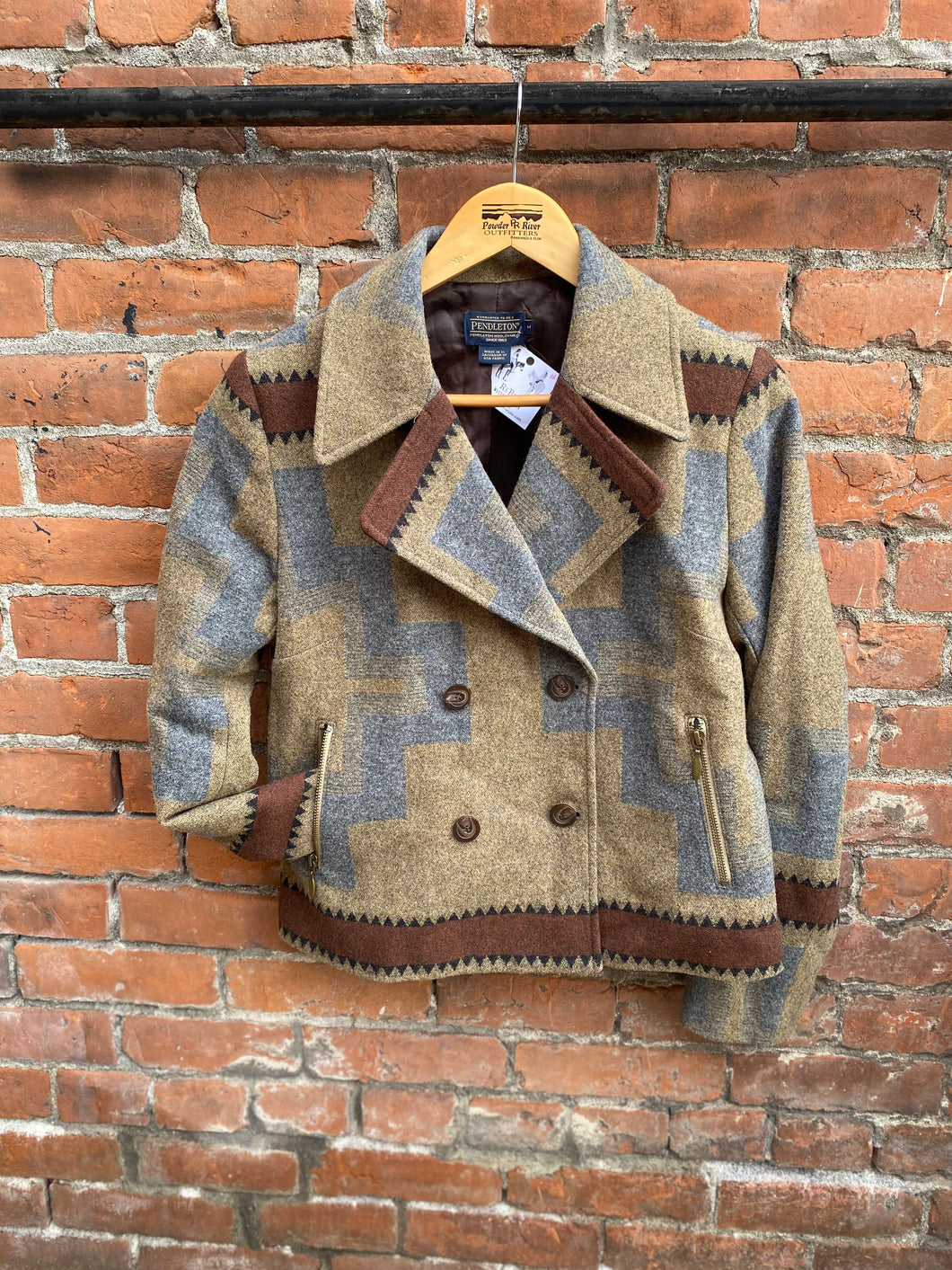 Women’s Pendleton Wool Cropped button jacket - Size M