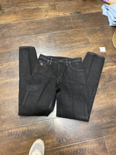Load image into Gallery viewer, Vintage Lawman Jeans - black with cutout - size 7
