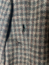Load image into Gallery viewer, Pendleton Tweed Jacket button front- Size 10 - Sold as is with small tear in back
