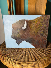 Load image into Gallery viewer, Hand Painted Buffalo Painting

