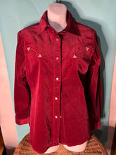 Load image into Gallery viewer, Women&#39;s Five Star Roper Red Cordory Shirt
