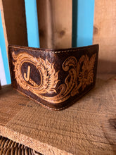 Load image into Gallery viewer, “John” Leather Tooled Wallet
